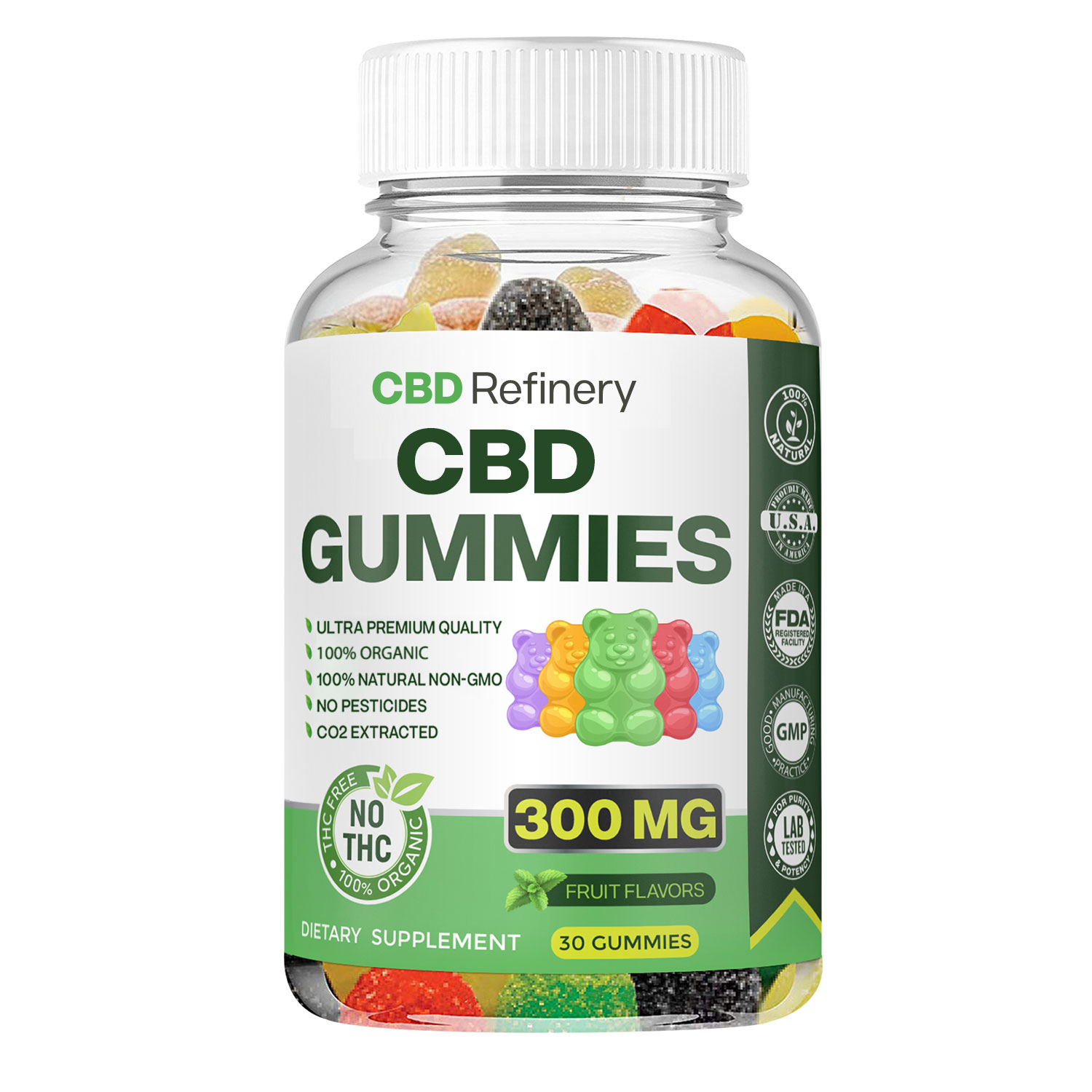 CBD Gummies 300MG - CBD Refinery